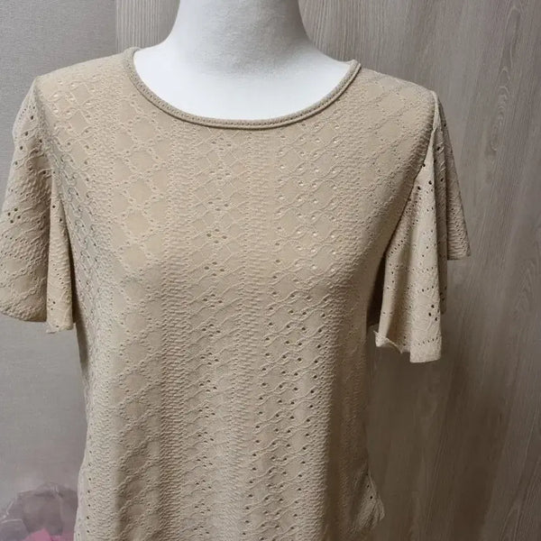 [BUNJANG] Beige Lace Blouse / 블라우스