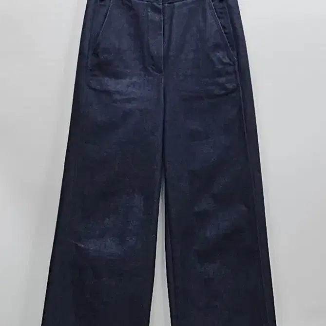 [BUNJANG] System (Hansem) Wide Denim Pants Deep Blue / 한섬 시스템(SYSTEM) 와이드 데님 팬츠 청바지 / 여 64-94 딥블루