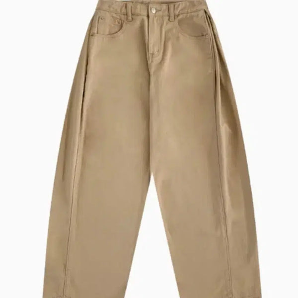 [BUNJANG] Beige Wide Fit Pants / 베이지 팬츠