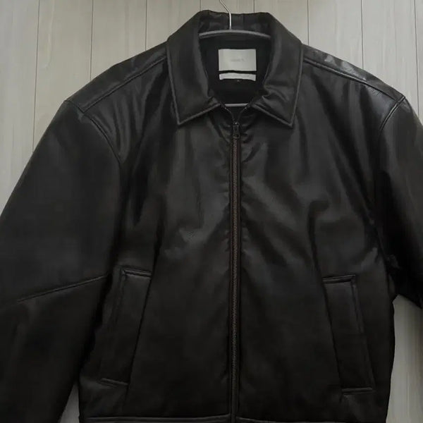 [BUNJANG] 25FW Amomento Vegan Leather Jacket M / 25FW 아모멘토 비건레더자켓 M