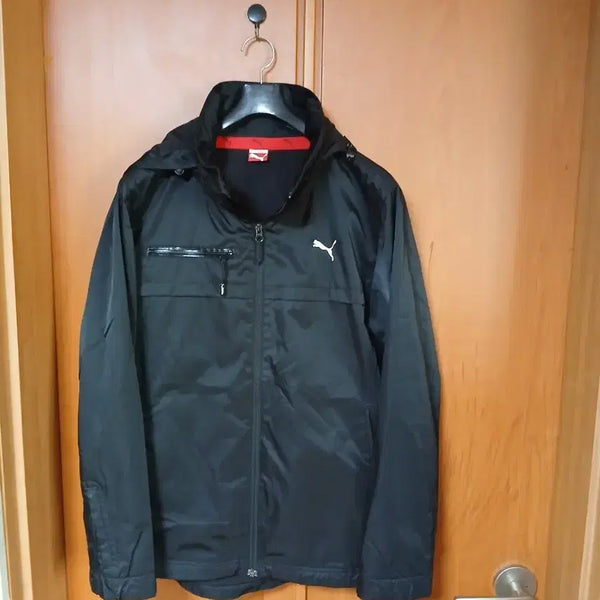 [BUNJANG] Puma Black Windbreaker Jumper / 푸마 바람막이 점퍼 블랙