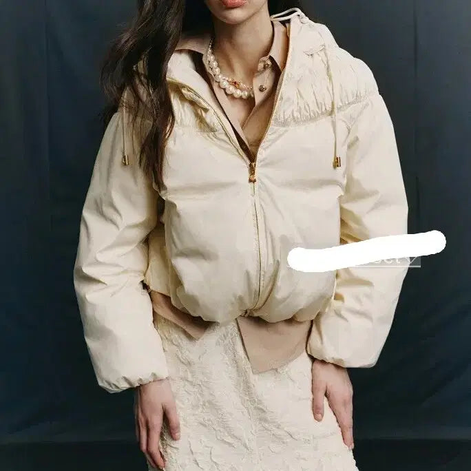 [BUNJANG] Lanvin Goose Down Hooded Puffer Jacket Size 82 / 랑방 구스 후드패딩
