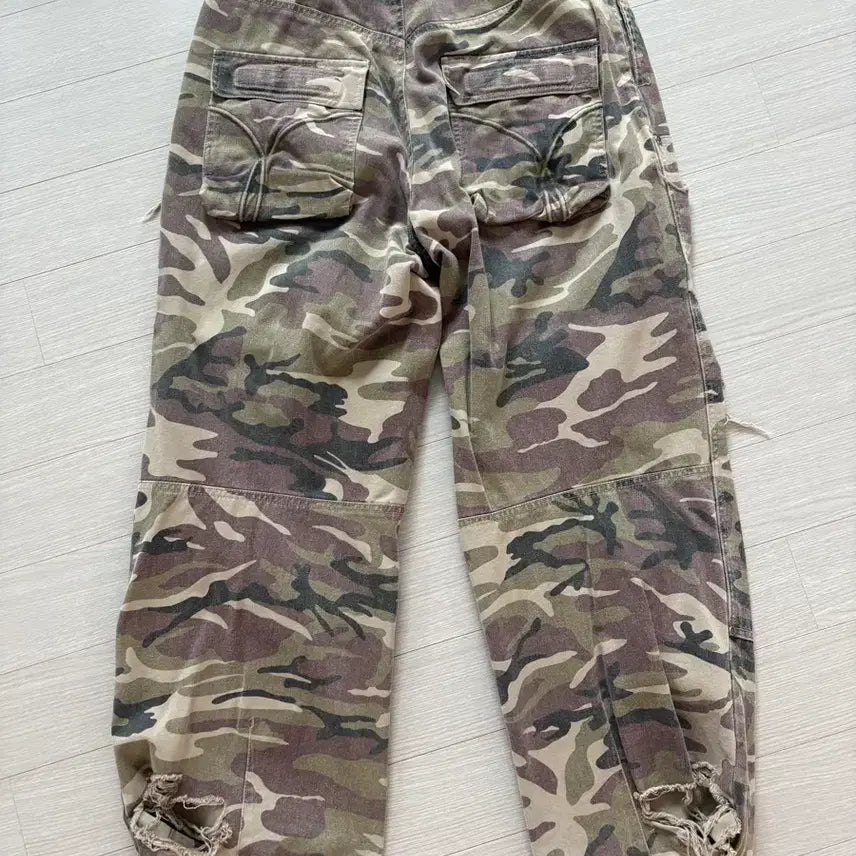 [BUNJANG] ETCE Camo Cargo Pants Size S / etce 카모팬츠 s