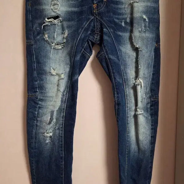 [BUNJANG] DSQUARED2 Damage Washing Denim Jeans / 디스퀘어드2 데미지 워싱 데님
