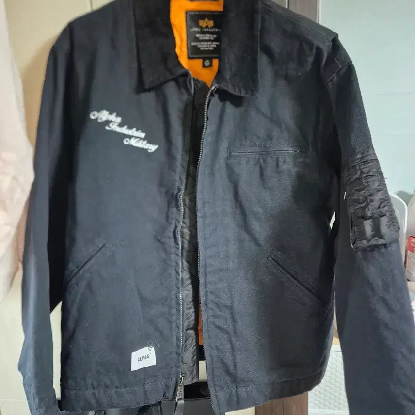 [BUNJANG] Alpha Industries Detroit Jacket Black / 알파인더스트리 디트로이트 자켓 블랙
