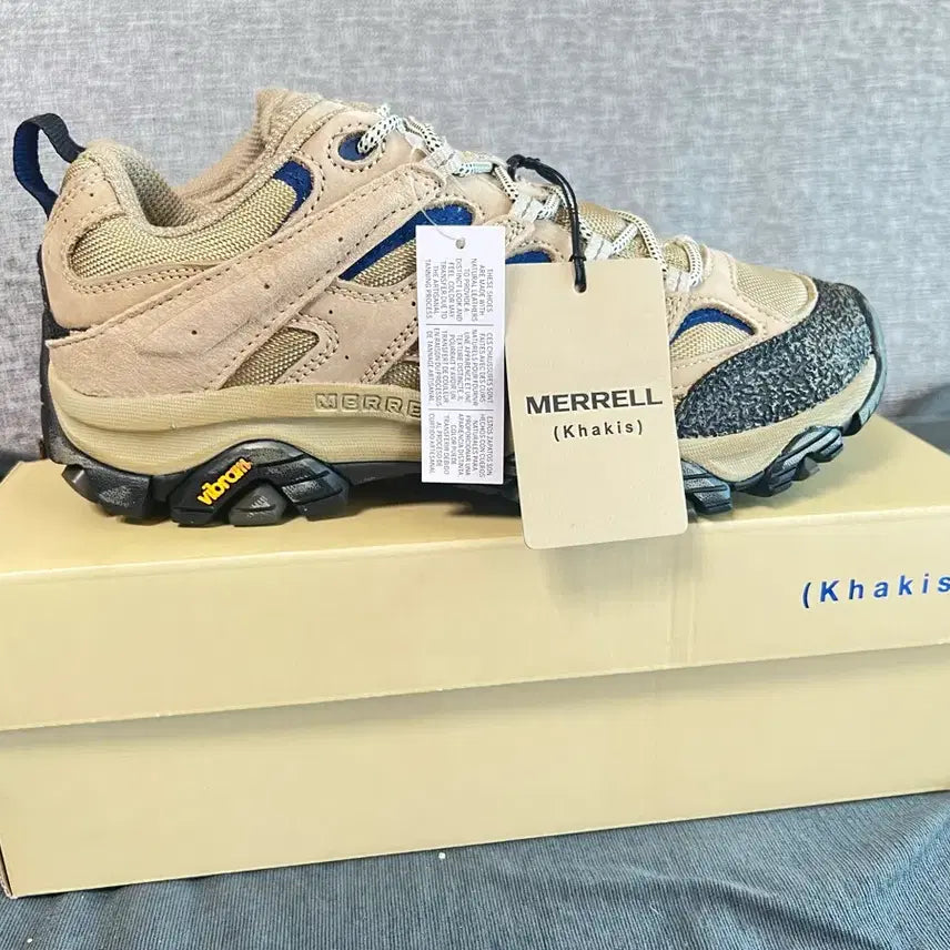 [BUNJANG] Merrell x Khakis Moab 3 Collaboration Limited Edition Sneakers (Size 270) / 270한정판)정품 새상품 머렐X카키스 모압3 카키