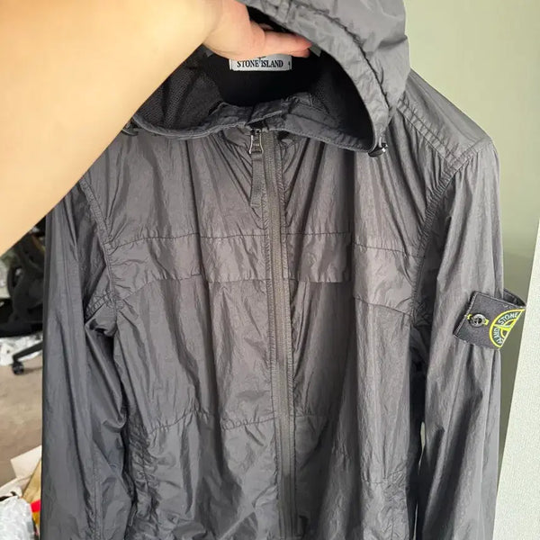 [BUNJANG] Stone Island 24ss Crinkle Labs Jacket Black / 24ss 스톤아일랜드 크링클랩스 자켓 S 블랙