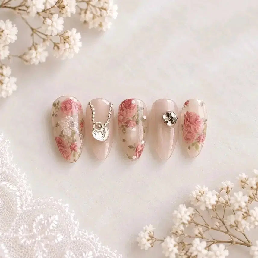 [BUNJANG] Handmade Shimmer Nail Tips / 9월 할인) 쉬머 수제 네일팁
