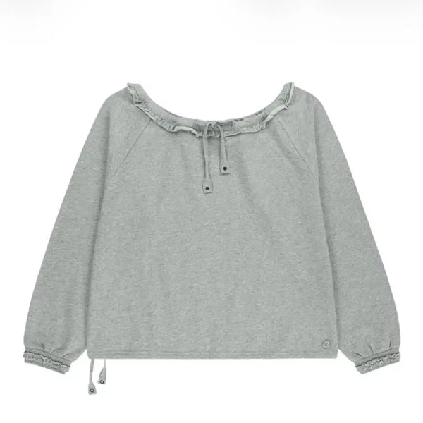 [BUNJANG] KOSEIO 26SS Drawstring Long Sleeve Gray / [새상품] 코이세이오 코세 드로스트링 롱슬리브 그레이