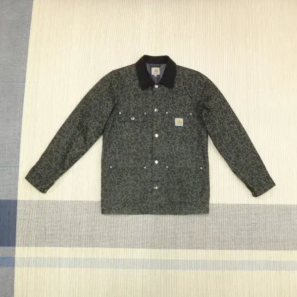 [BUNJANG] Carhartt Leopard Chore Coat (Size S) / (S) 칼하트 레오파드 호피 초어 코트