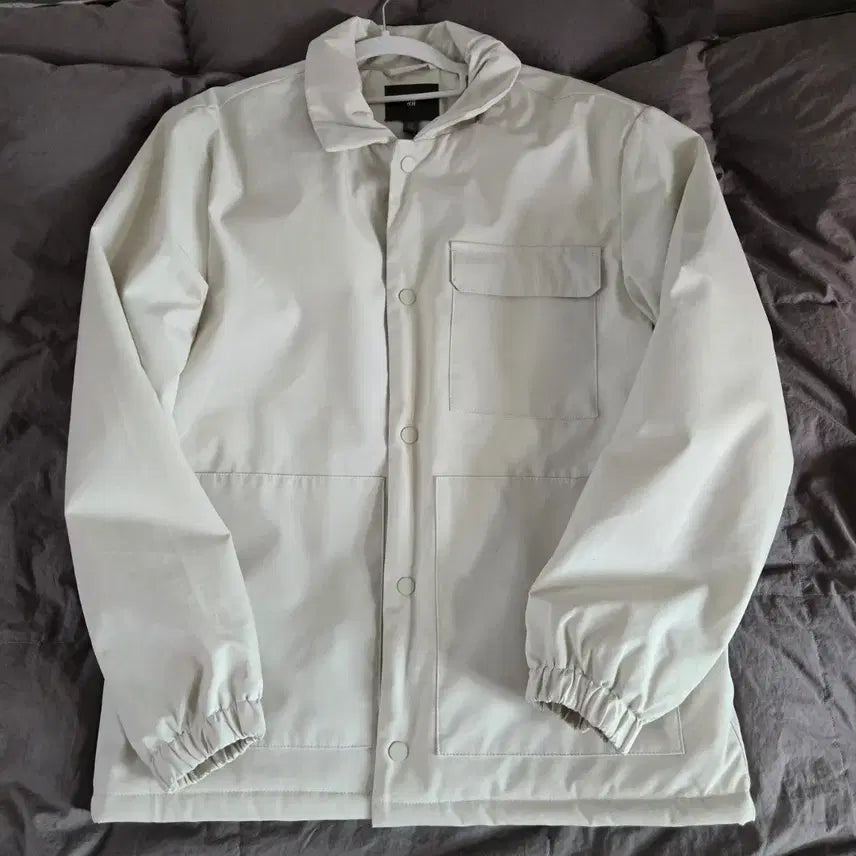 [BUNJANG] H&M Coach Jacket Ivory Size 100 / H&M 코치 자켓 아이보리100