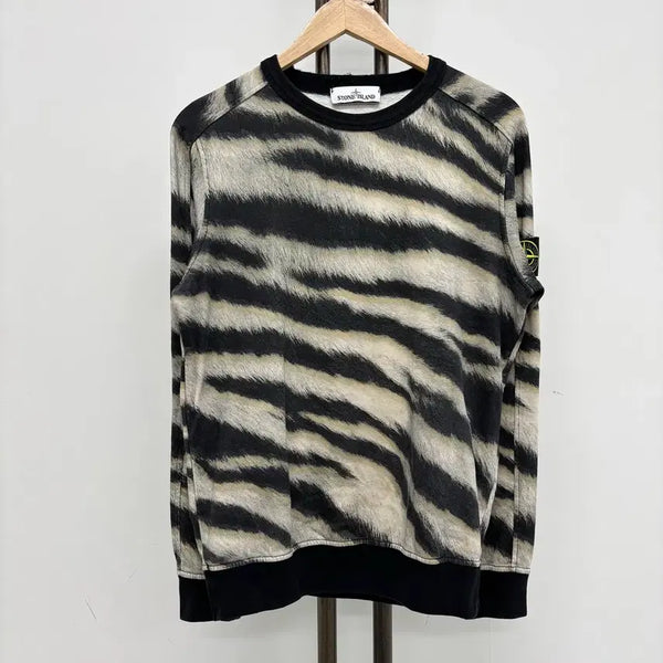 [BUNJANG] Stone Island Tiger Sweatshirt Black S / [S]스톤아일랜드 타이거 맨투맨
