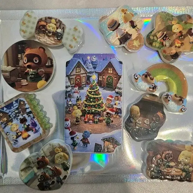 [BUNJANG] Animal Crossing Character Beads Set (10 pcs, Random) / 캐릭터비즈