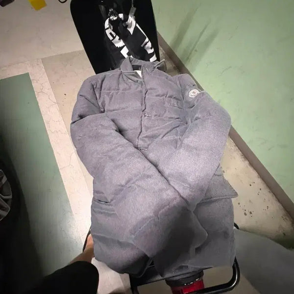 [BUNJANG] Moncler Lightweight Padded Jacket Grey / 몽클레어 경량 패딩 그레이