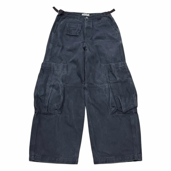 [BUNJANG] Karactor Vintage Washed Cargo Denim Pants / karactor 카락터 빈티지 워시드 카고 데님 팬츠 바지 1