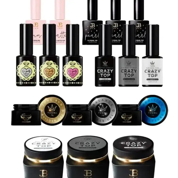 [BUNJANG] Giselle Base Gel Crazy Top Gel Set / 지젤리 베이으 크레이지탑 10개 60000