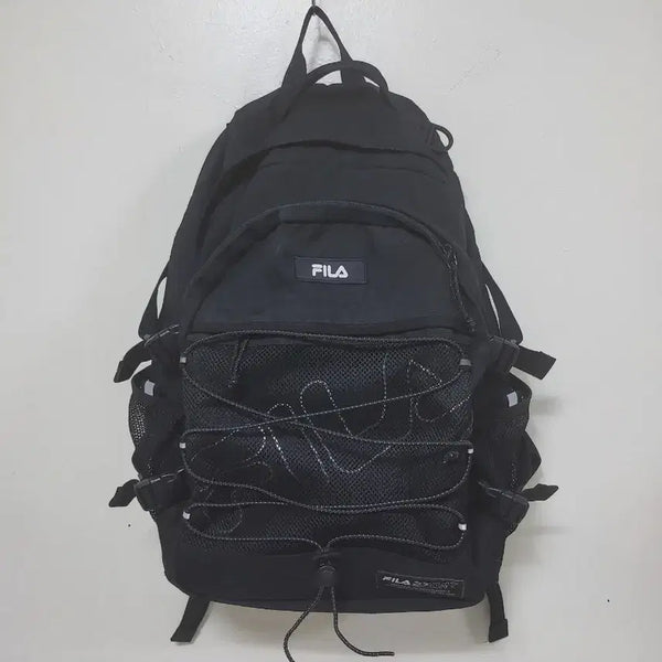 [BUNJANG] Fila Black Backpack / 휠라 백팩 검정색.260910