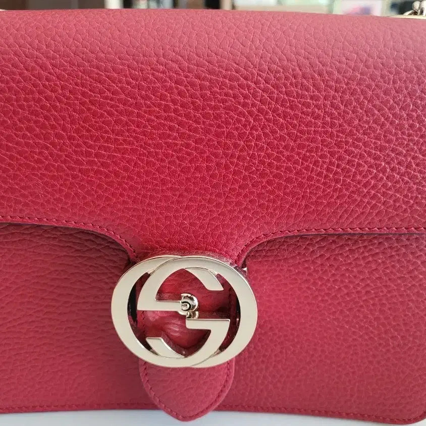 [BUNJANG] Gucci Interlocking Chain Shoulder Bag / 구찌인터로킹 체인 숄더 겸 크로스백