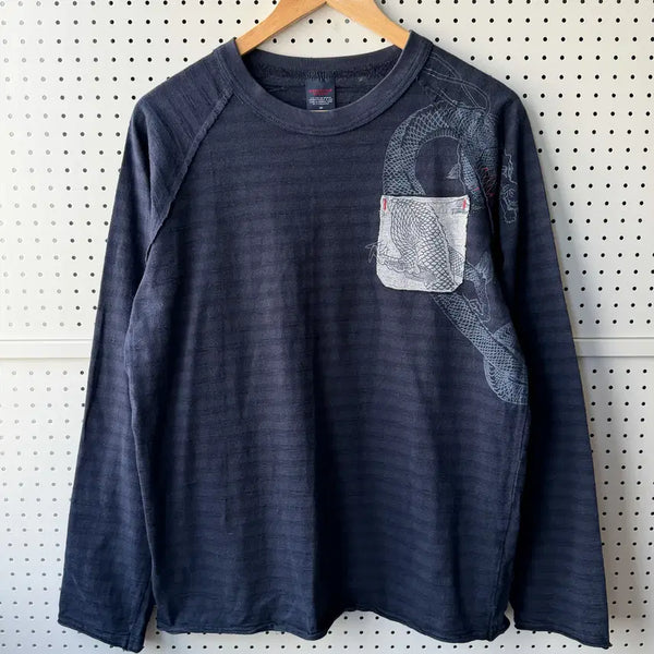 [BUNJANG] Intercrew Japanese Oriental Pocket Long Sleeve / 인터크루 재패니즈 오리엔탈 포켓 롱슬리브