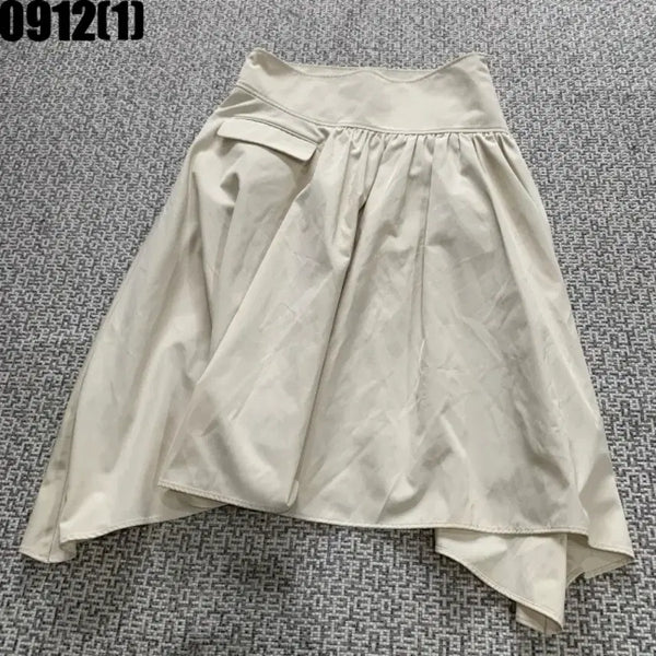 [BUNJANG] ETHOS Wrap Midi Skirt Beige Size 30 / ETHOS 랩 스커트 치마 30
