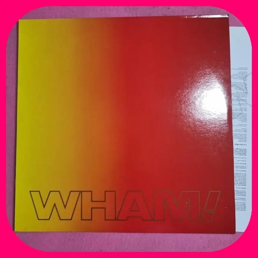 [BUNJANG] Wham! The Final Vinyl Record / 왬! .LP.NM/NM