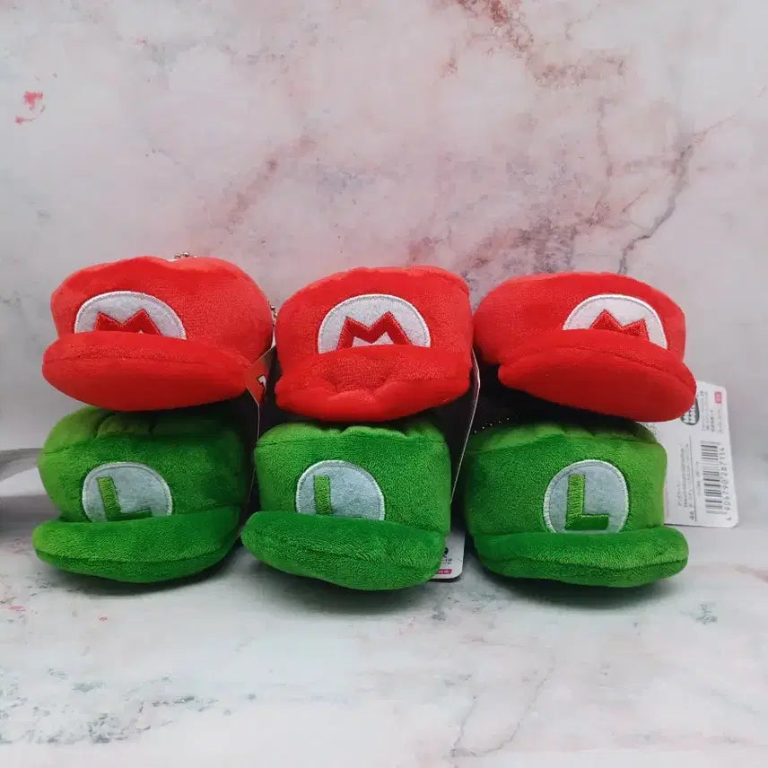 [BUNJANG] Super Mario & Luigi Hat Keychain Set Bundle / 일괄판매) 슈퍼마리오&루이지 모자 키링 세트