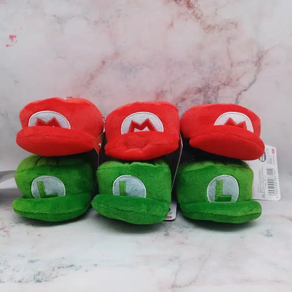 [BUNJANG] Super Mario & Luigi Hat Keychain Set Bundle / 일괄판매) 슈퍼마리오&루이지 모자 키링 세트