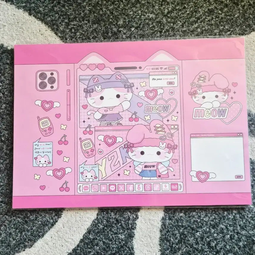 [BUNJANG] Miaow Wrapping Paper Set / 먀오랩핑지