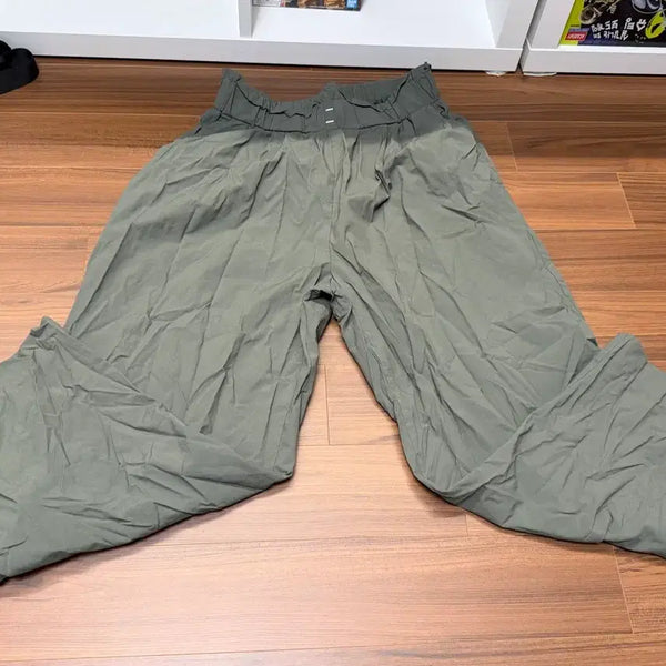 [BUNJANG] Nylon Wide Pants / 나일론 긴바지팬츠 모리걸빈티지하구미아오이유우