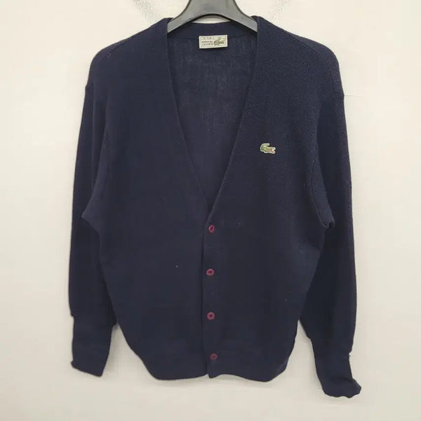 [BUNJANG] Lacoste Old School Wool Knit Cardigan / [100/L] 라코스테 올드스쿨 울 니트 가디건