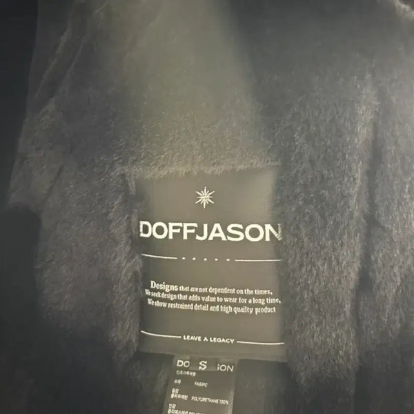 [BUNJANG] DOFFJASON Black Muteang Jacket / 도프제이슨 무스탕 블랙