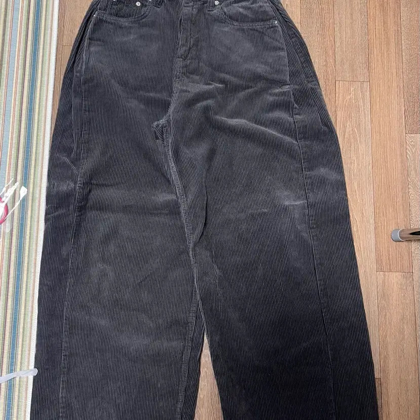[BUNJANG] OOTJ Charcoal Corduroy Pants / ootj 차콜 골덴 바지