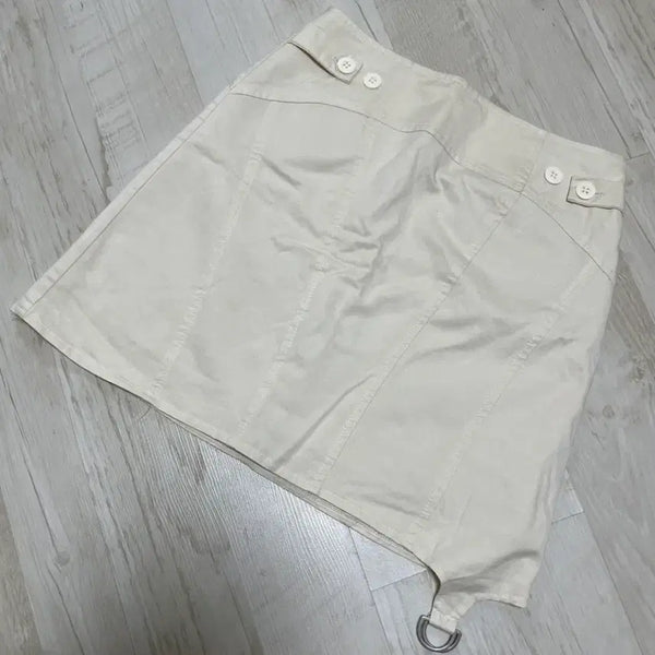 [BUNJANG] Ring Detail Layered Mini Skirt / 마켓 미니 스커트