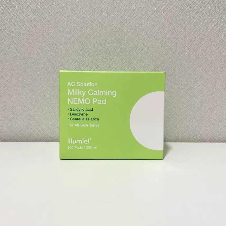[BUNJANG] Illiwell AC Solution Milky Calming Square Pad (New) / *새상품* 일루미엘 AC 솔루션 밀키 카밍 네모 패드
