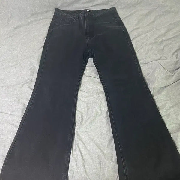 [BUNJANG] DNSW Legacy Flare Denim Pants Washed Black / [XL] dnsr 레가시 플레어 데님 팬츠 워시드 블랙