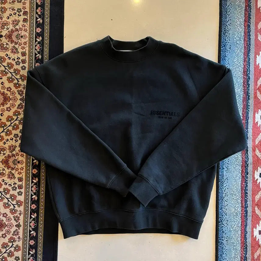 [BUNJANG] Fear of God Essentials Oversized Sweatshirt Size S / 피어오브갓 에센셜 오버사이즈 맨투맨 S/90
