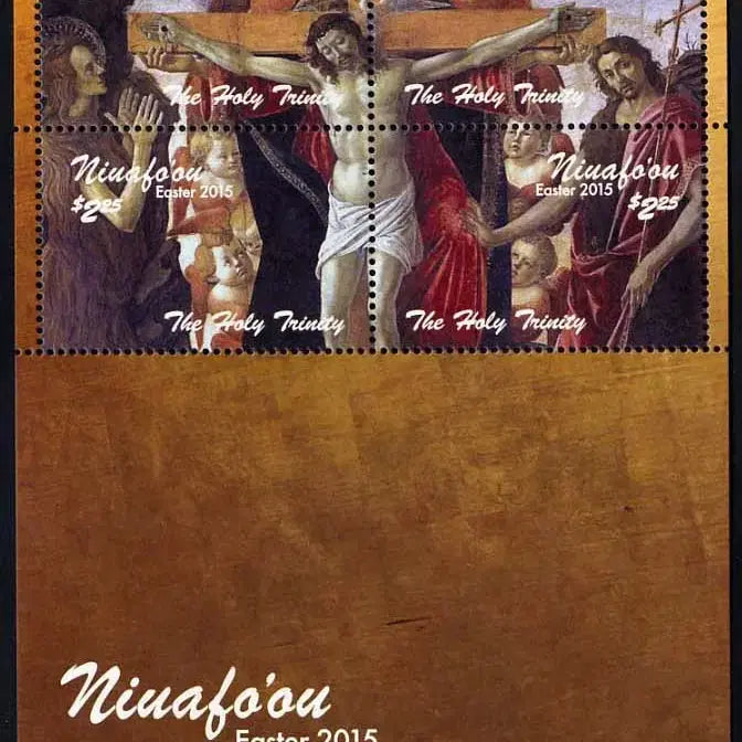 [BUNJANG] BKstamp Tonga Niuafo'ou Easter Sheet 2015 Postage Stamps / [BKstamp외국우표] 통가(니우아포우섬) 부활절(Easter) 시트(2015년)
