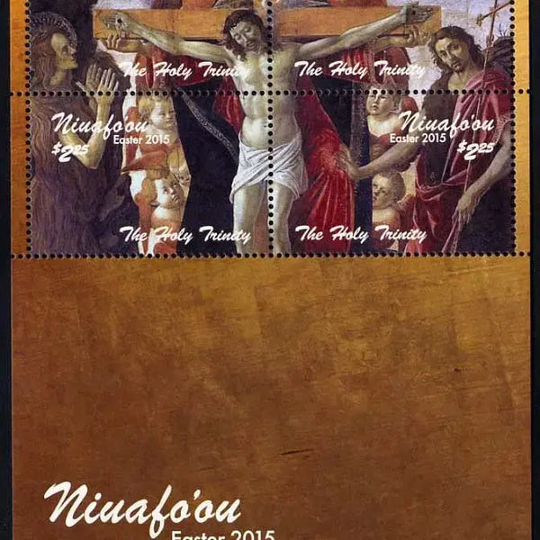[BUNJANG] BKstamp Tonga Niuafo'ou Easter Sheet 2015 Postage Stamps / [BKstamp외국우표] 통가(니우아포우섬) 부활절(Easter) 시트(2015년)