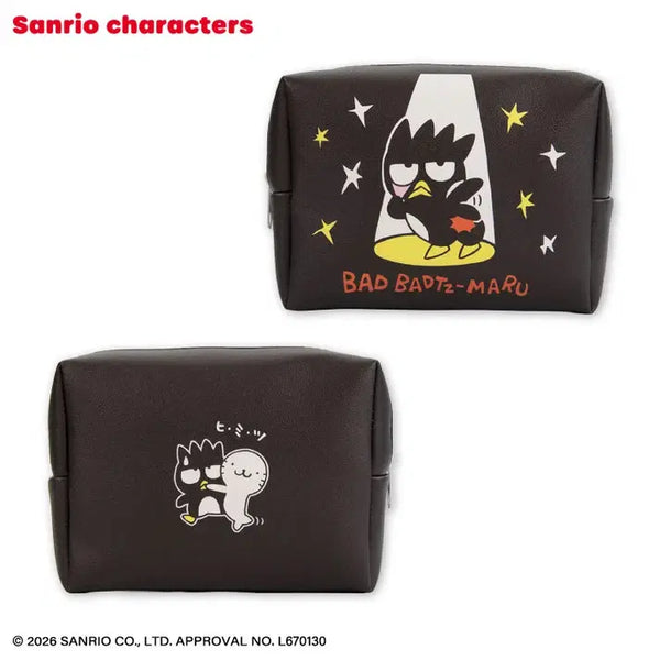 [BUNJANG] Sanrio Badtz-Maru Retro Design Square Pouch / 산리오 배드바츠마루 레트로 디자인 사각 파우치