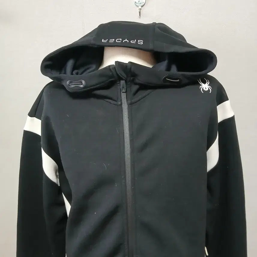 [BUNJANG] Spider Black Hoodie Zip-Up L / 스파이더 후드 집업 L