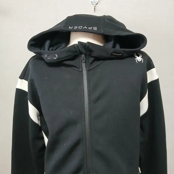 [BUNJANG] Spider Black Hoodie Zip-Up L / 스파이더 후드 집업 L