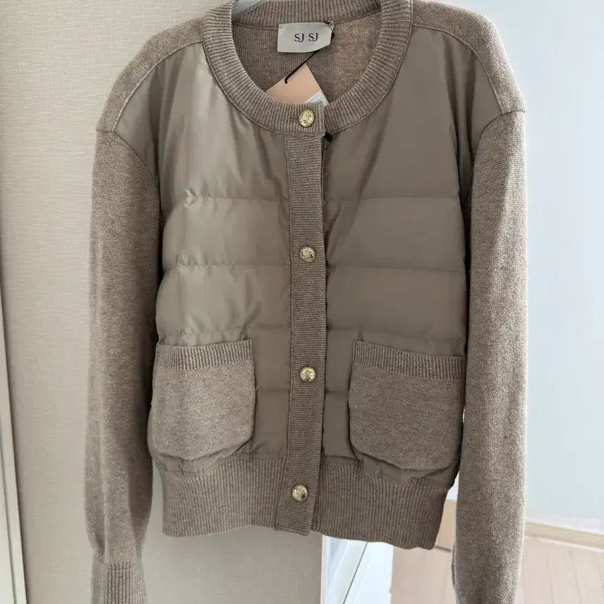 [BUNJANG] SJSJ Knit Padded Jacket / SJSJ 니트 패딩 한섬
