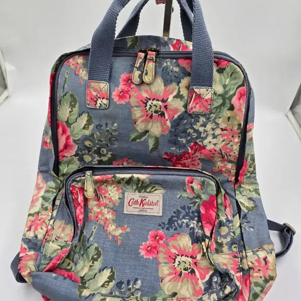 [BUNJANG] Cath Kidston Flower Pattern Backpack / 캐스키드슨 플라워 백팩