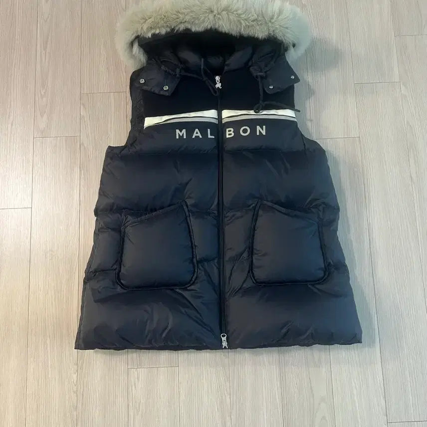[BUNJANG] Malbon Golf Goose Down Padded Vest (Size 90) / 말본 골프 구스 패딩 조끼 90 정품