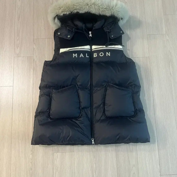 [BUNJANG] Malbon Golf Goose Down Padded Vest (Size 90) / 말본 골프 구스 패딩 조끼 90 정품