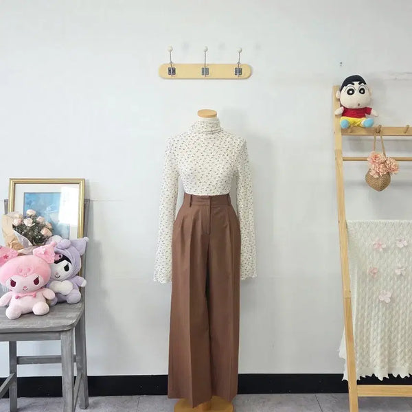 [BUNJANG] PAUL&JOE Brown Simple Pants / 빈티지 만원샵 PAUL&JOE 브라운 심플 팬츠