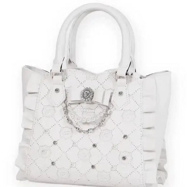 [BUNJANG] No Emily Sakimaru Collaboration White Bag / 노에미 지뢰계 양산형 사키마루 콜라보 화이트 백