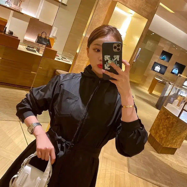 [BUNJANG] Marimarket Hooded Trench Coat / 마리마켓 후드 트렌치코트