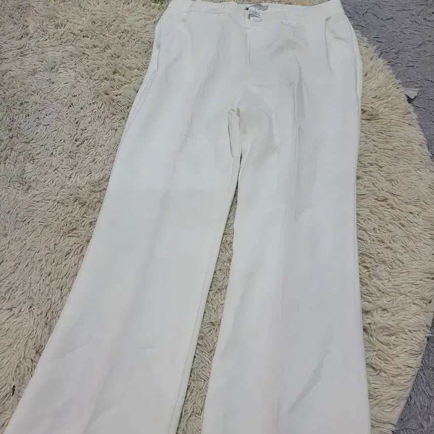 [BUNJANG] White Wide Leg Pants / 와이드 레그 팬츠 화이트