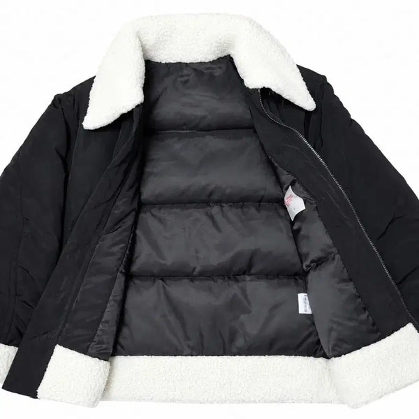 [BUNJANG] 8seconds Fleece Collar Short Padded Jacket / 8세컨즈